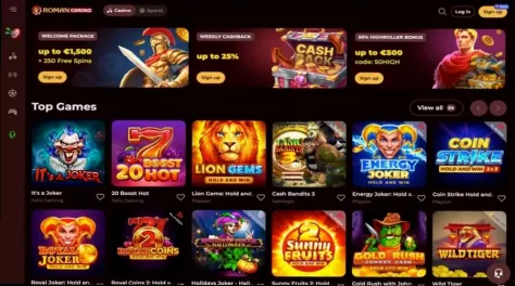 Roman Casino Bonus 1500 € + 250 Tours Gratuits