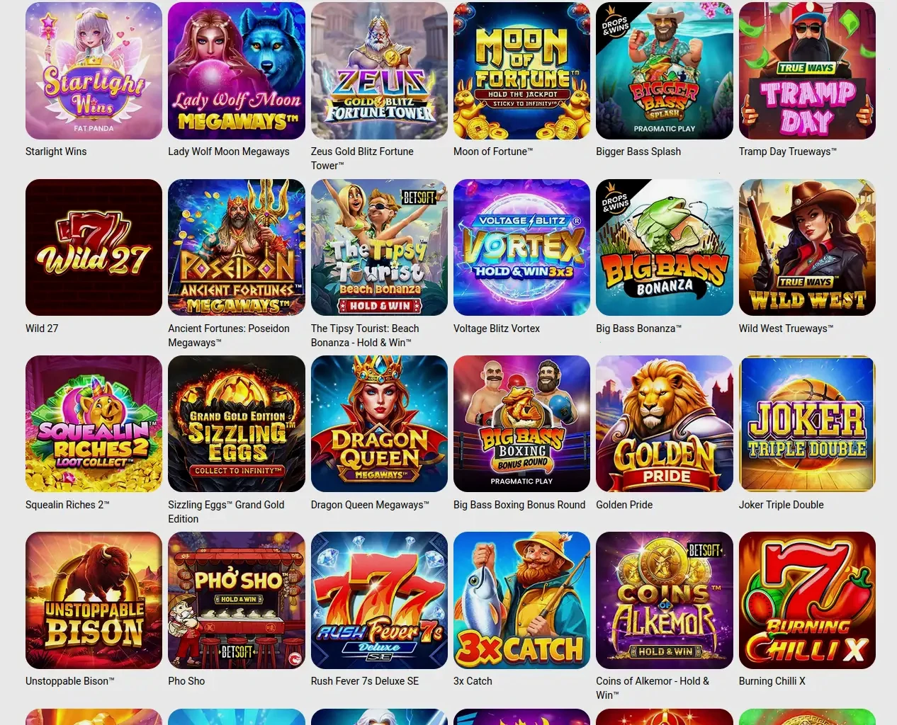 Roman Casino en ligne — interface de jeu
